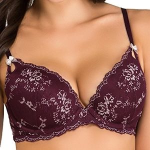 Parisa fe 40DDD Plunge Push-up Bra